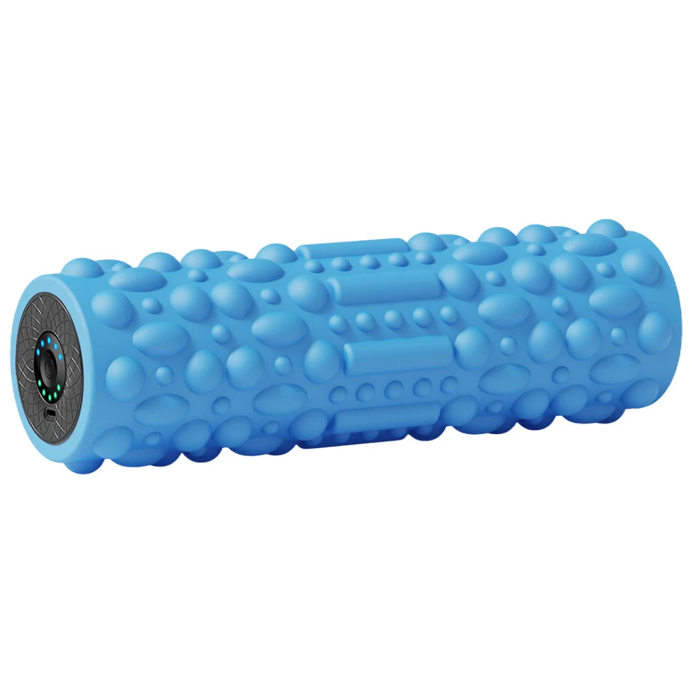 Electric Vibrating Foam Roller Massage Column Rechargeable Exercise Roller 5 Modes Muscle Roller for Yoga Pilates
