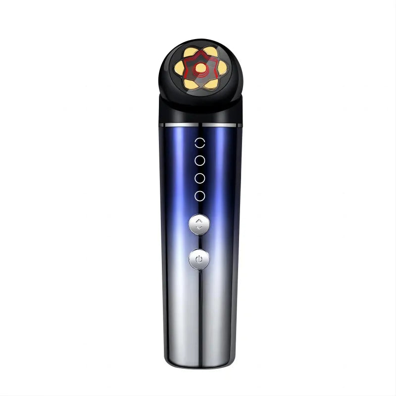 6 in 1 EMS Microcurrent Facial Massager Sonic Vibration Face Lifting Machine LED Photon Skin Tighten Beauty Device for Wrinkle