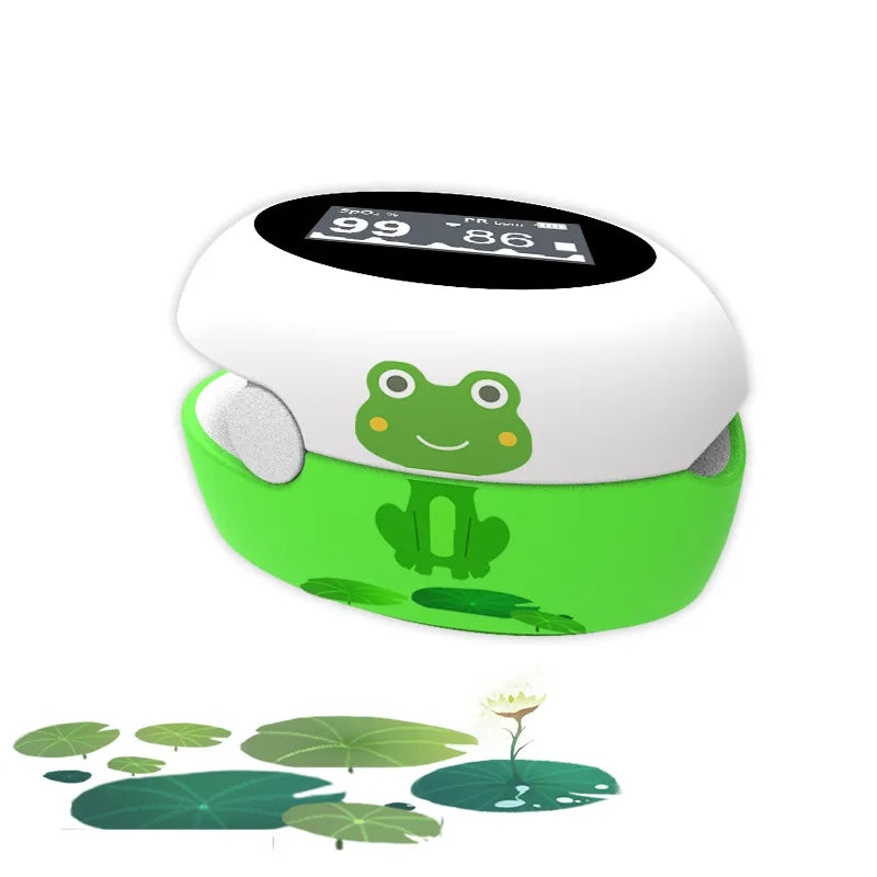 Mini Portable Finger Pulse Oximeter - Fast & Accurate SpO2 and Heart Rate Monitor with Built-in Battery