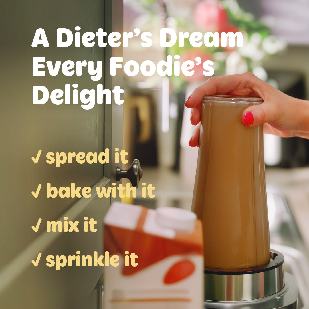 Tru-Nut Peanut Protein Powder – 2 Clean Ingredients (Roasted Peanuts & Pea Protein) – High Protein, No Sugar or Additives – Great Peanut Flavor for Smoothies, Shakes, Oatmeal & Baking