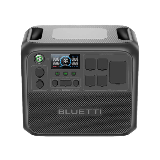 BLUETTI AC200L 2048Wh 2400W Portable Power Station Solar Generator High-Capacity Reliable Energy for Home Outdoor