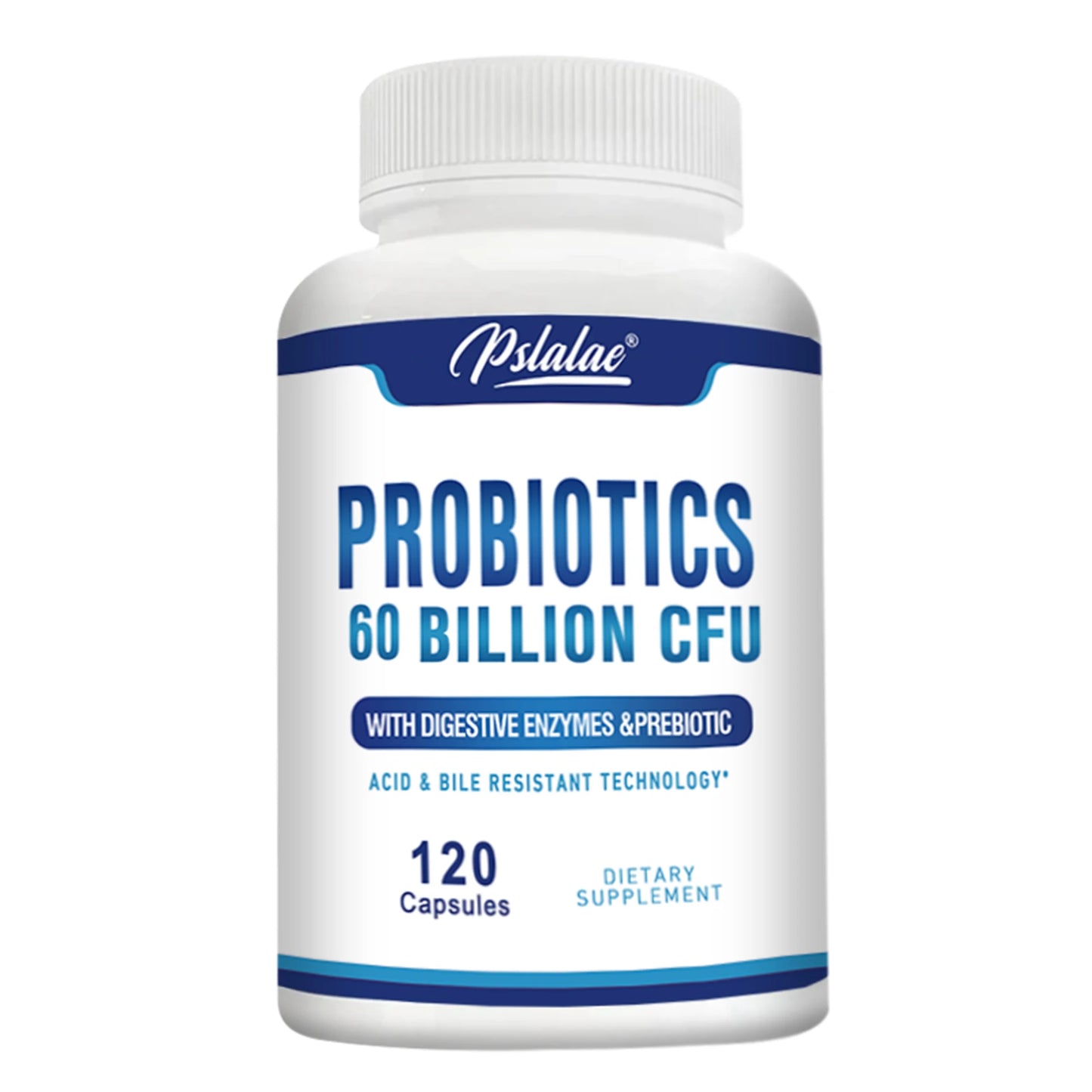 Probiotics - Help with Intestinal Health, Nutrient Digestion, Weight Management, Bloating Relief, Calorie Control - 120 Capsules