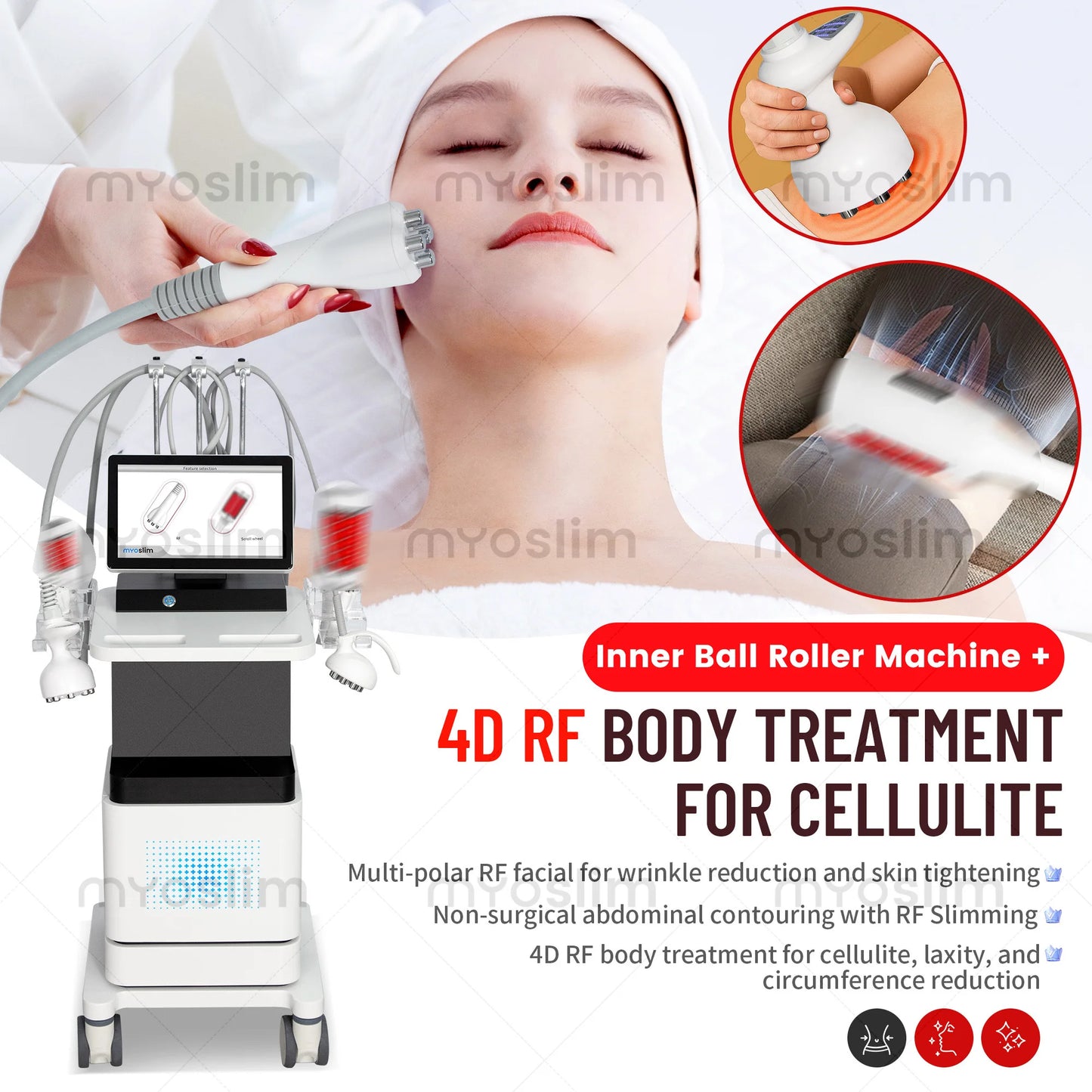 Venus Heritage Roller Body Shaping Device - Vacuum Fat Dissolving Cellulite Removal And Skin Firming Tool