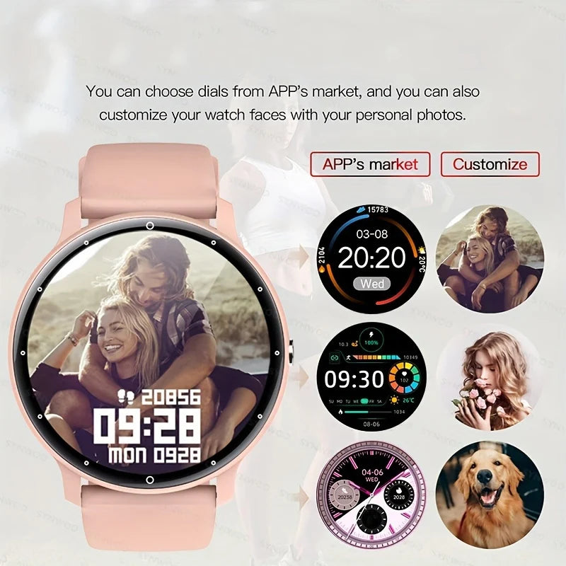 Smart Watch, Wireless Calling/dial, Multi-Sport Mode, Calling Reminder And Rejection, Change Wallpaper, Fitness Monitoring