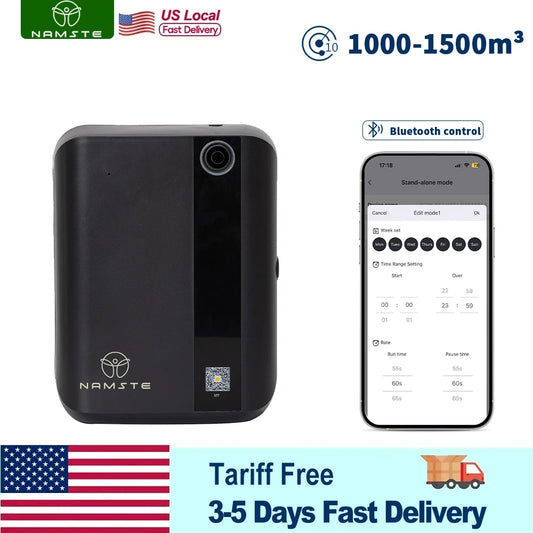 NAMSTE 1500m³ Bluetooth Aroma Diffuser For Home Perfume Essential Oils Air Freshener 500ML Capacity HVAC Fragrance Flavoring