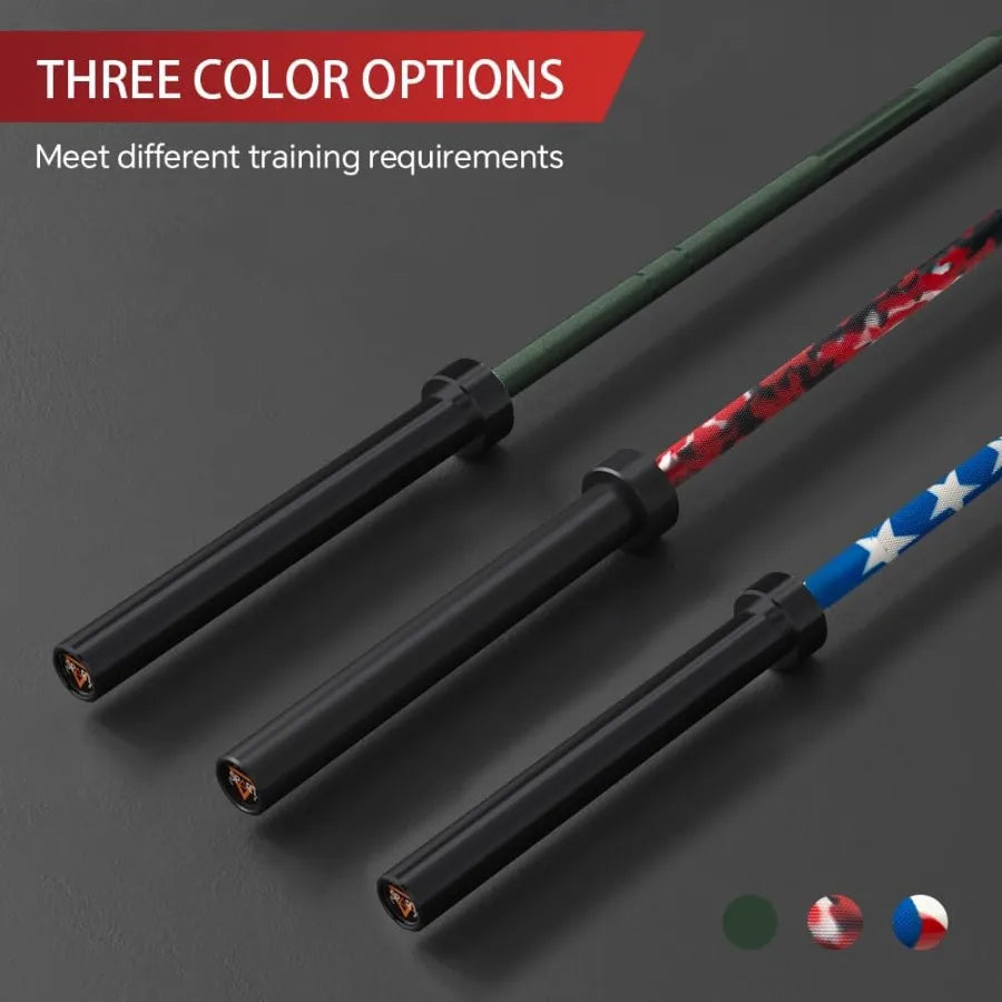 7FT Barbell Bar with Weight Plate Set Combo Solid Bar with Bearings 700Lbs Capacity Weight Bar for Home Gym Strength Training W