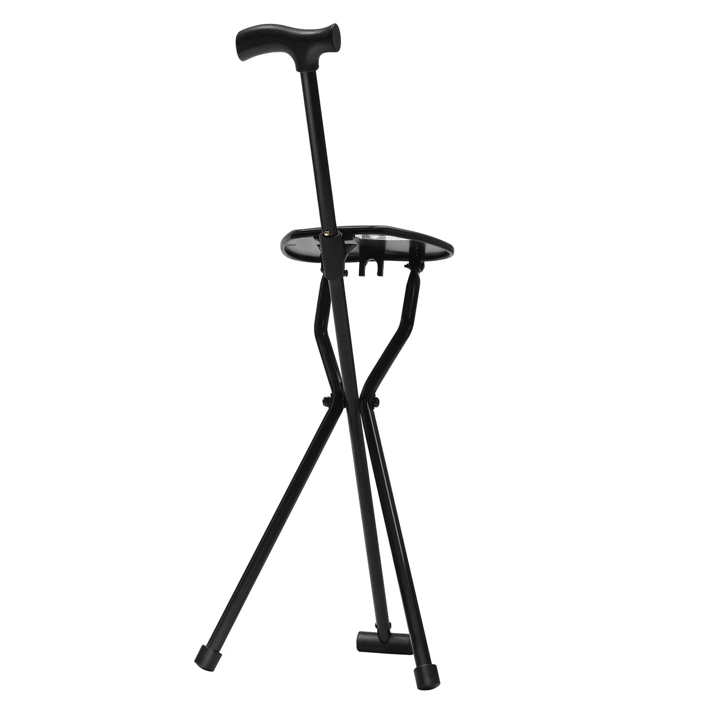Folding Cane with Seat is 35.4 Inches Tall, and Supports up to 249.12lbs