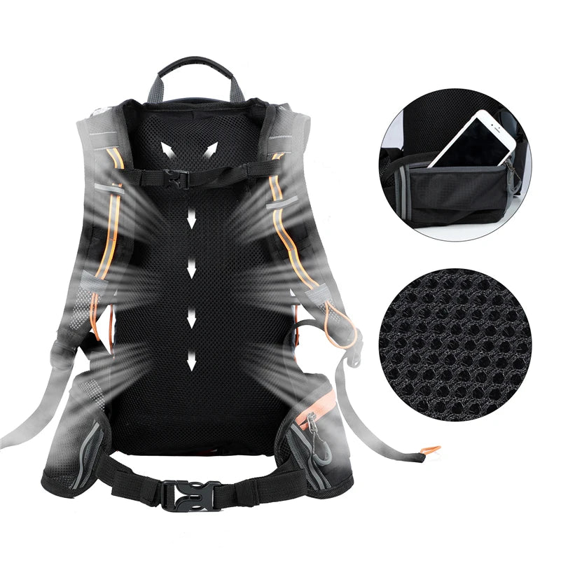 WEST BIKING Outdoor Water Repellent Sports Bag Cycling Hydration Backpack Travel Hiking Climbing MTB Road Bicycle Backpack