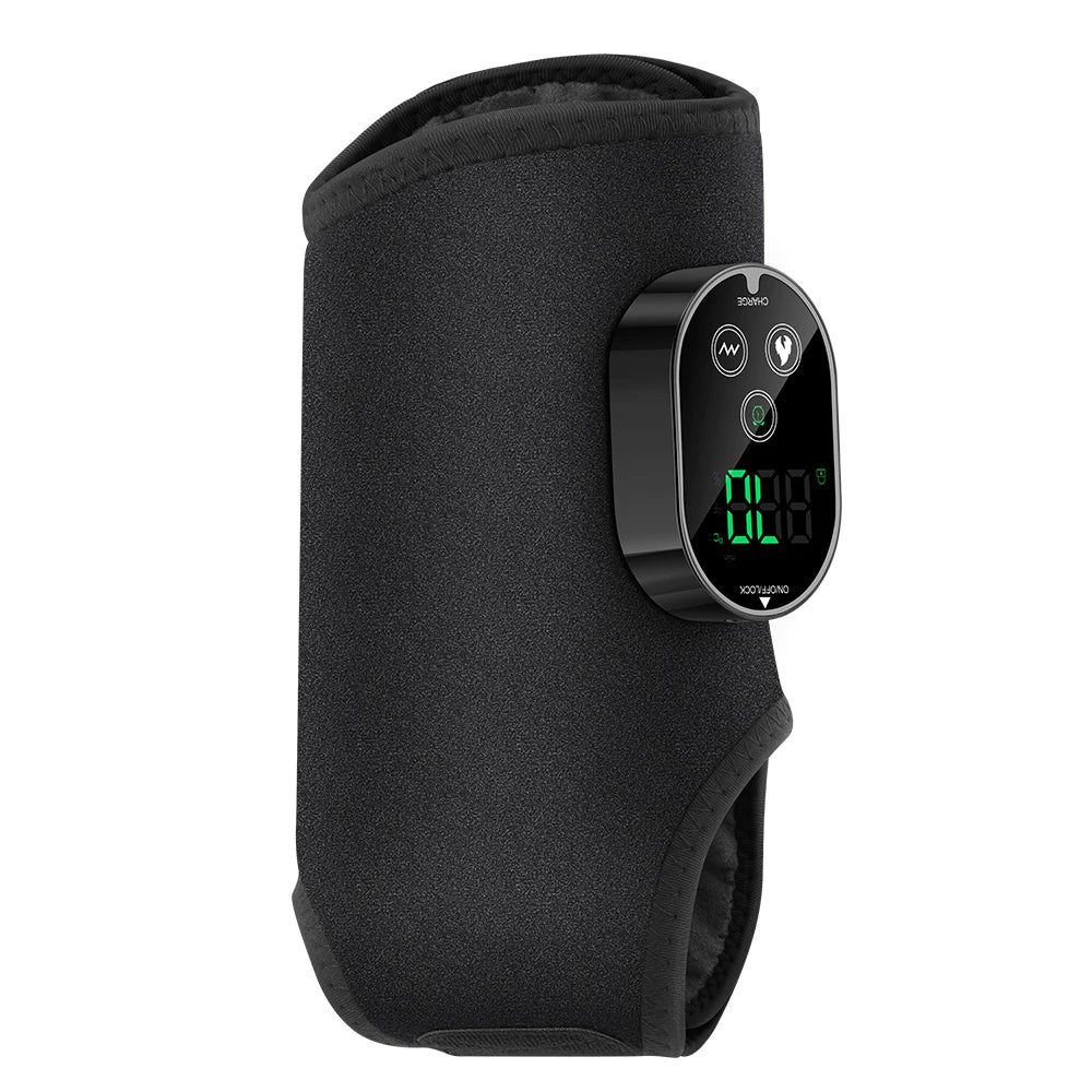 Electric Heating Vibration Foot Ankle Massager Elbow Relax Muscles Winter Massager USB Rechargeable Adjustable Strap Massager