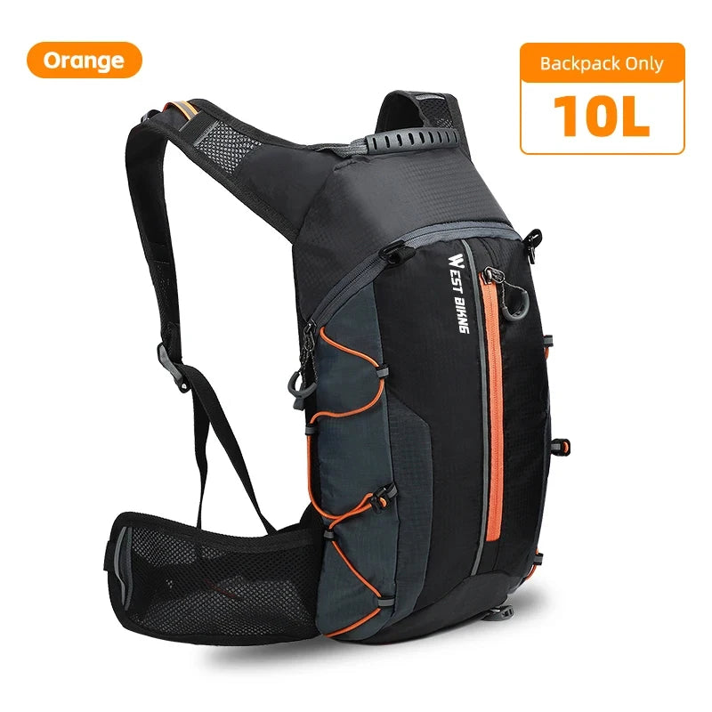 WEST BIKING Outdoor Water Repellent Sports Bag Cycling Hydration Backpack Travel Hiking Climbing MTB Road Bicycle Backpack