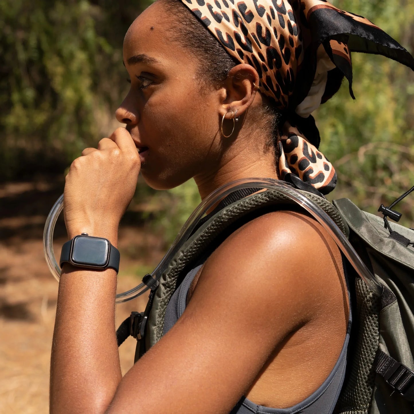 28 L Hydration Pack, with 1 3-Liter Reservoir, Internal Frame, Green