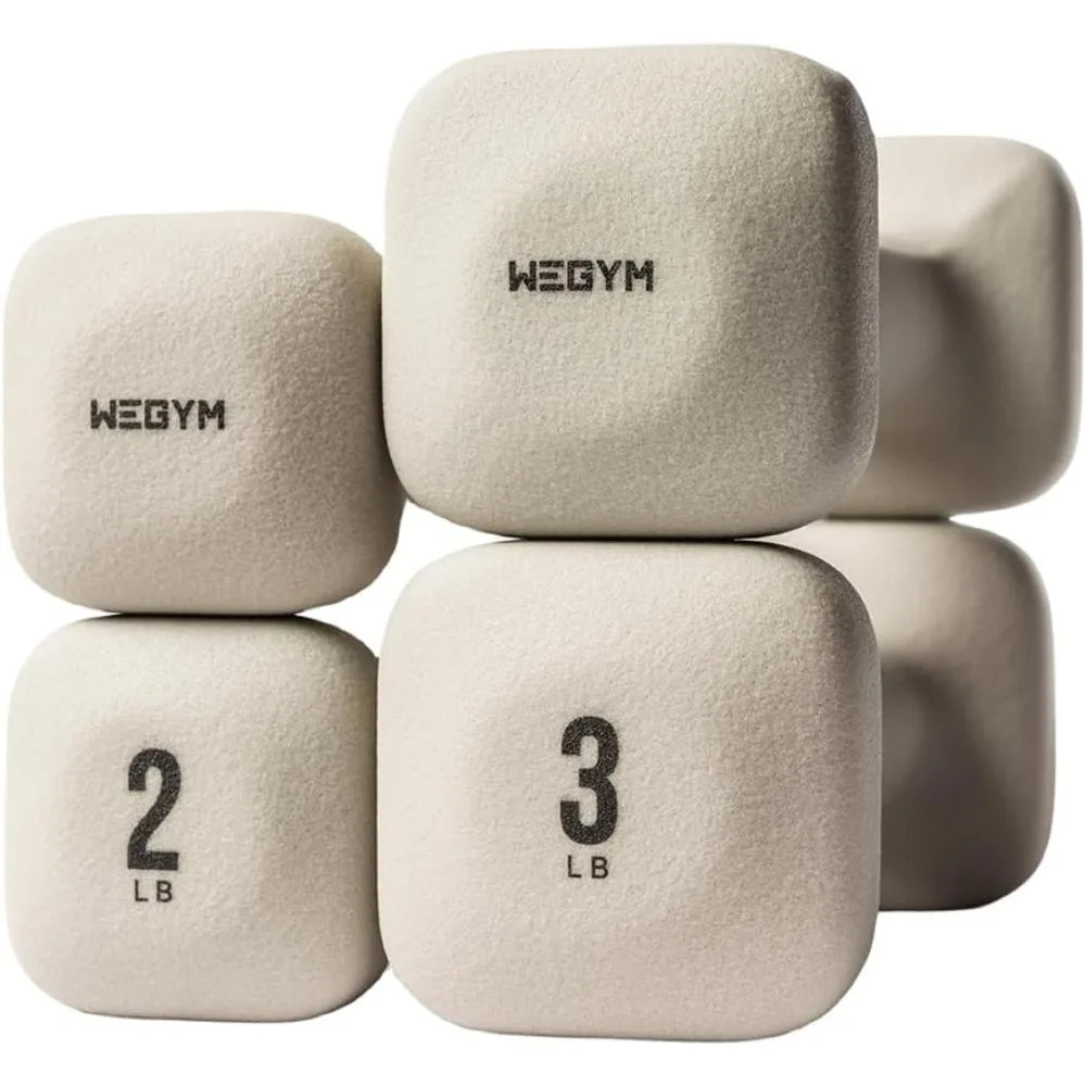 Dumbbells, non-slip, free weights, square dumbbells for safe exercise at home, weightlifting, and personal training