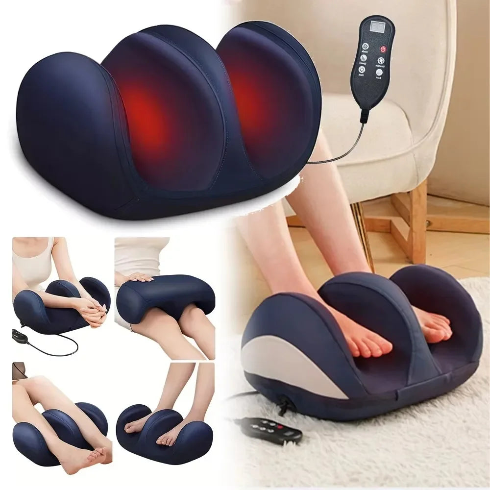 Smart Electric Foot Massager Fully Automatic Massage Machine Hot Compress Shiatsu Kneading Relieve Fatigue Relaxation Muscle