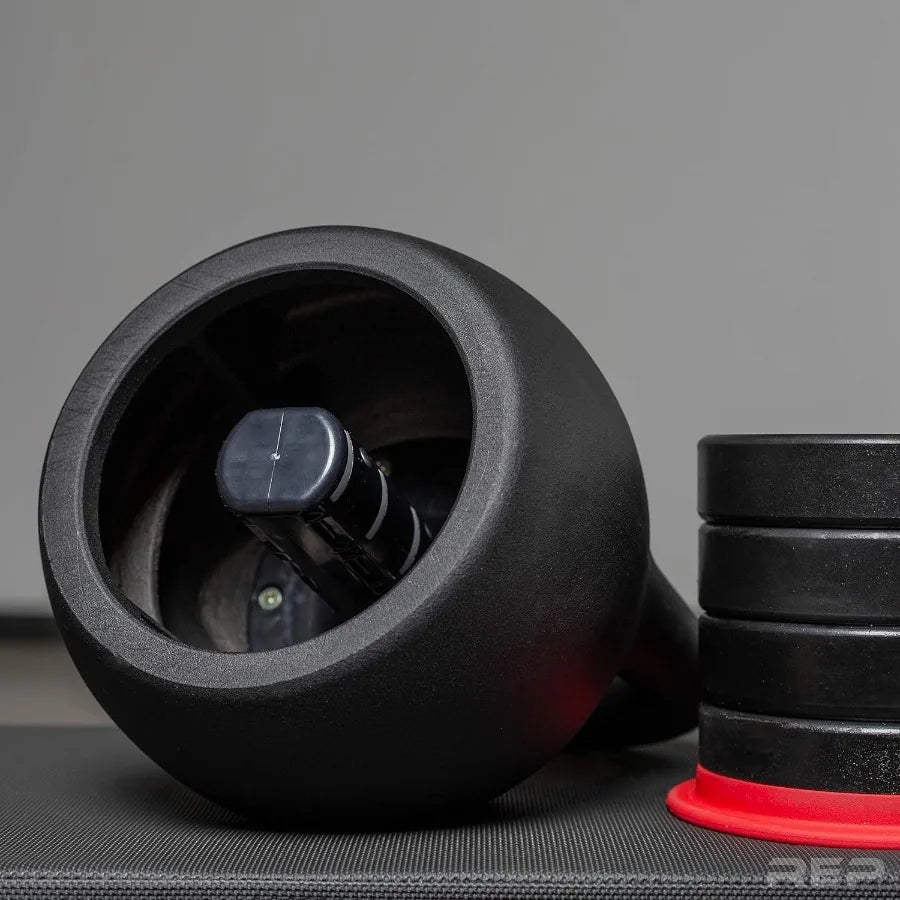 Fitness Adjustable Kettlebell Weight Set for Home Gym Strength Training Equipment for Men Women Compact Steel Bell 40 Lb