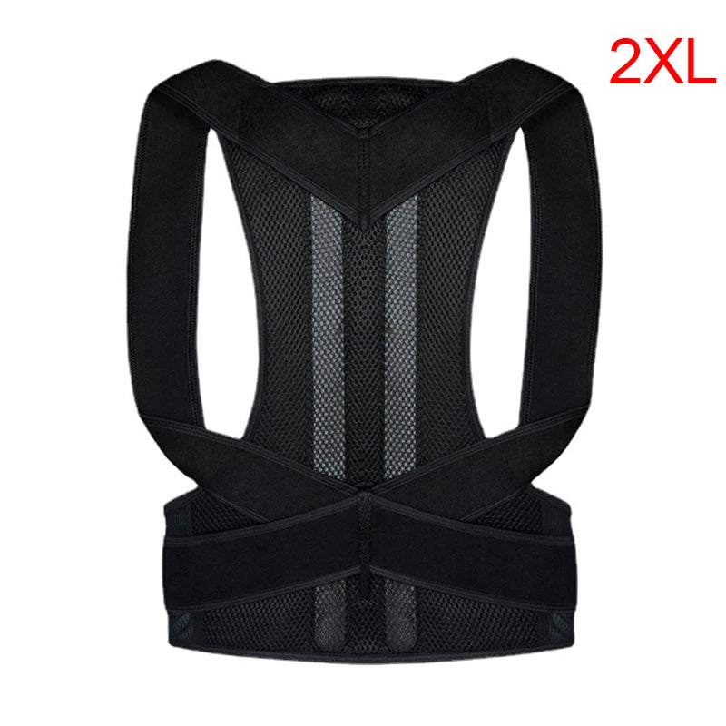 Posture Corrector Back Brace Stop Slouching And Hunching Adjustable Back Trainer Unisex Correction Belt2027