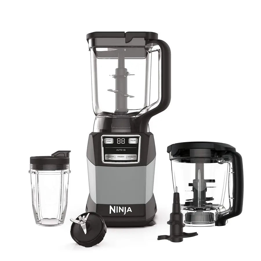 Blender, Compact Kitchen System, 1200W, 3 Functions for Smoothies, Dough amp Frozen Drinks with AutoIQ, 72oz. Blender Pitcher, 4