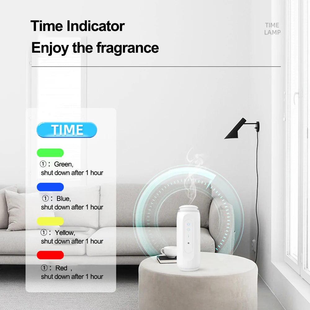 NAMSTE 300m³ Scent Air Machine Cold Air Diffusion for Home Waterless Plug-in Essential Oil Diffuser Portable Aroma Diffuser