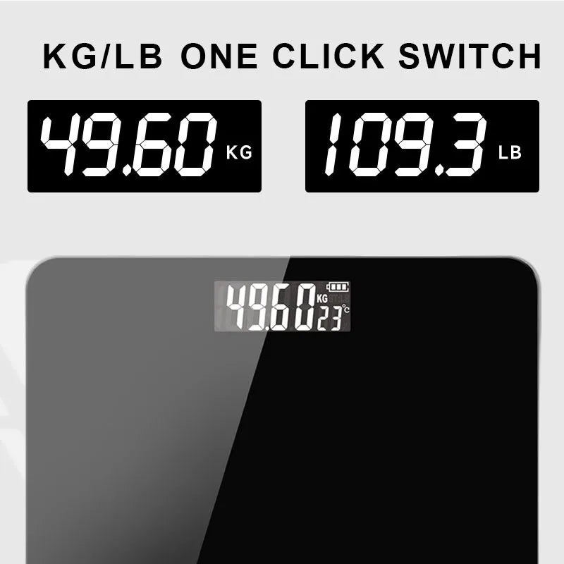 Digital Weight Scale, High Precision Electronic Weighing Equipment, Durable LCD Display, Battery Powered for Health Monitoring
