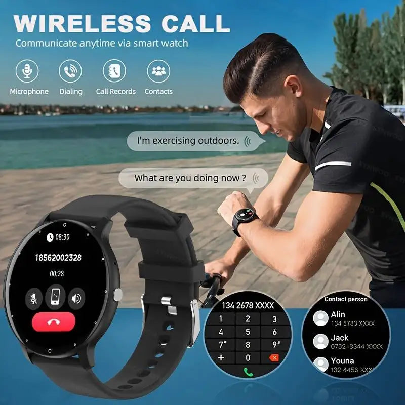 Smart Watch, Wireless Calling/dial, Multi-Sport Mode, Calling Reminder And Rejection, Change Wallpaper, Fitness Monitoring