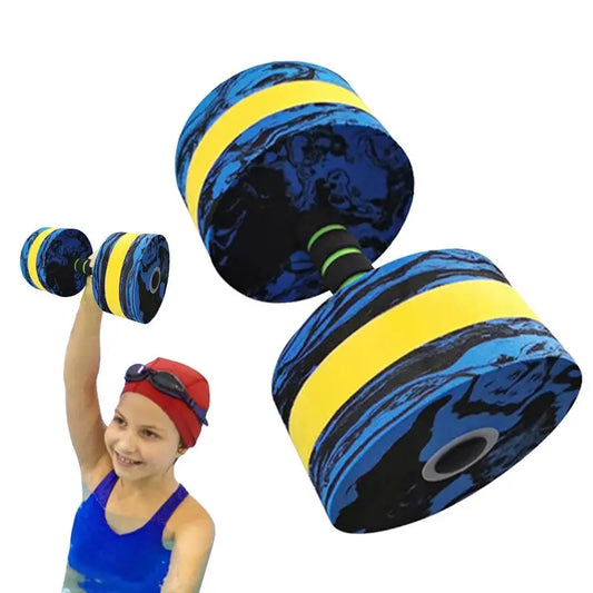 Aquatic Exercise Dumbbells Pool Water Aerobics Dumbbells Portable Swimming Training Equipment For Water Sports Strength Training