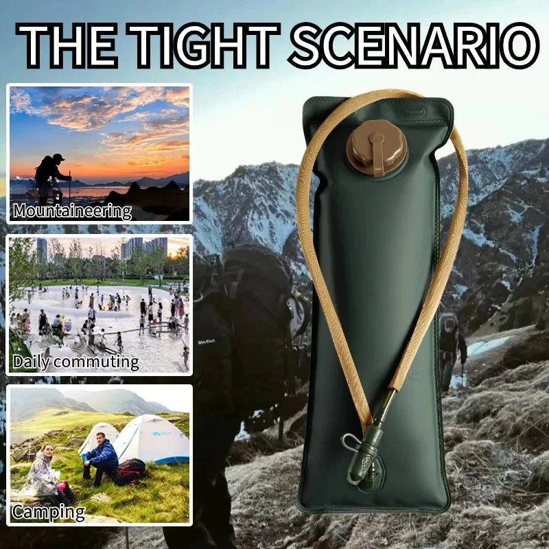 2.5/3L Water Bladder for Hydration Backpack Large Capacity Water Bag Reservoir For Running Cycling Hydration Water Storage Bag