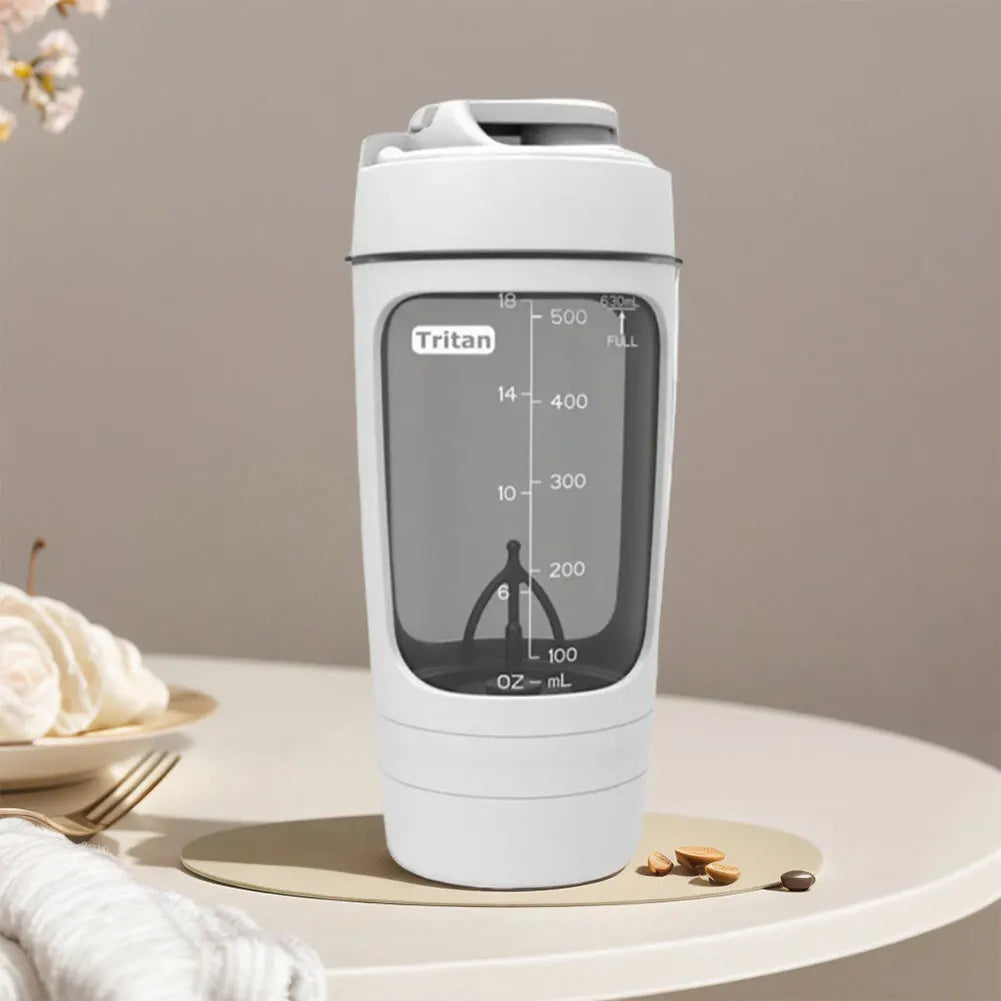 Electric Protein Powder Mixing Cup Rechargeable Self Stirring Mug Made with Tritan Portable Mixer Cup for Protein Shakes