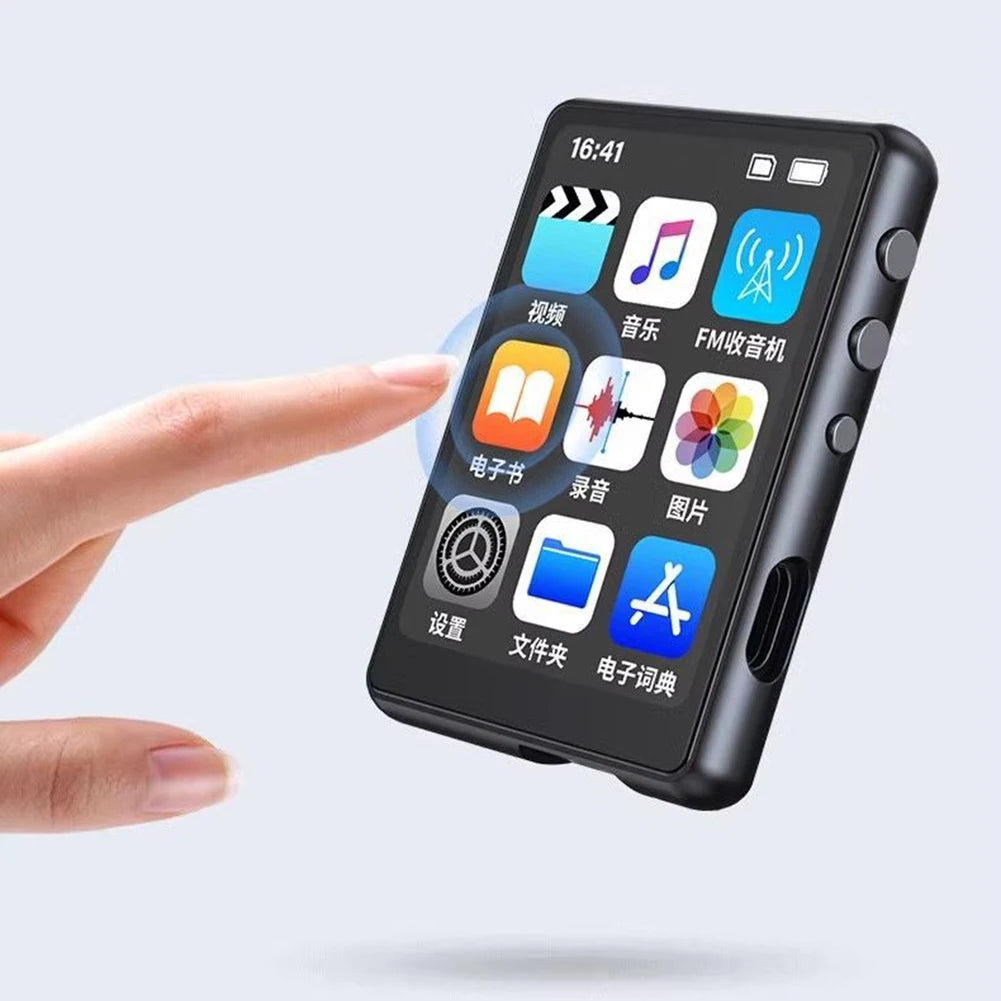 Portable MP3 Player Bluetooth 5.0 Music Stereo Speaker Mini Walkman Portable Sport Music Player Mp4 Player Support FM Radio