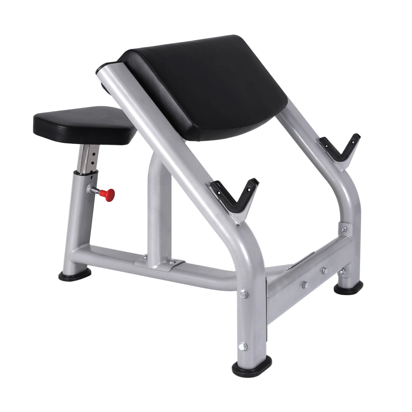 Preacher Curl Bench with Adjustable Seat Preacher Curl Weight Station Weight Training Equipment for Home Gym Strength Training