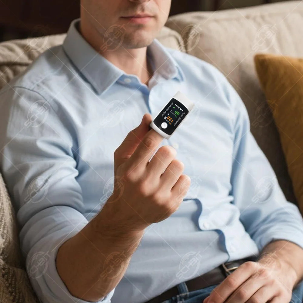 2 In 1 Dual Function Blood Oxygen and Blood Pressure Monitor, Intelligent Bluetooth Finger Pulse Oximeter+Blood Pressure Monitor