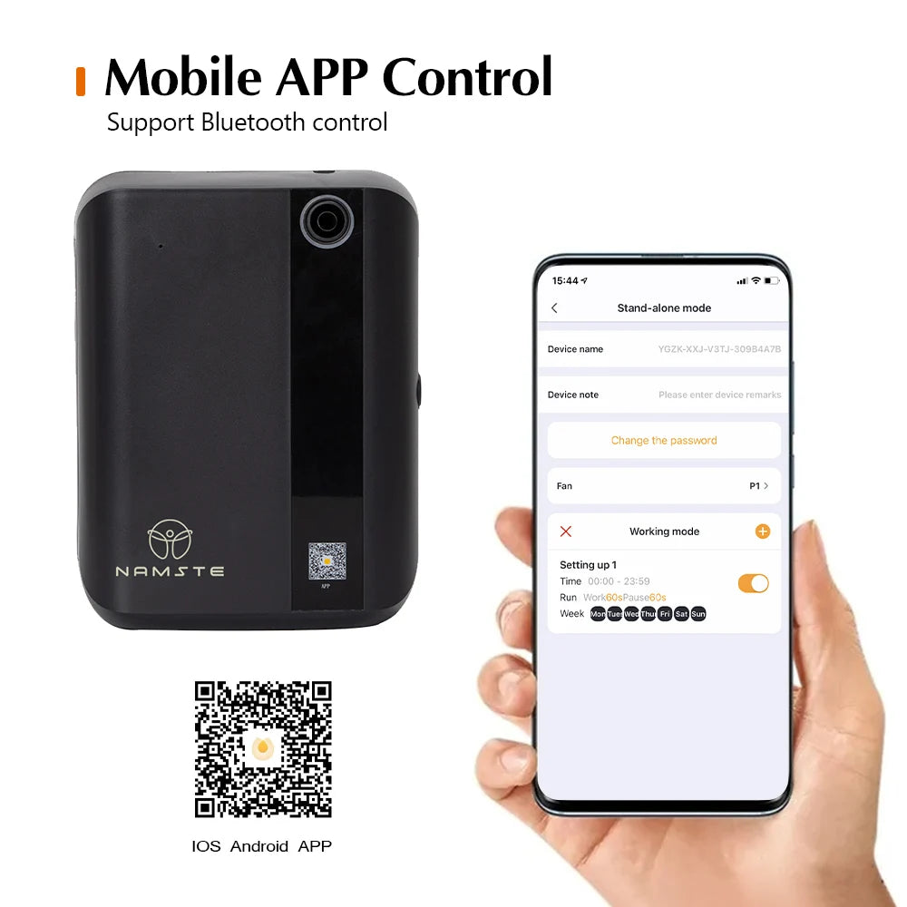 NAMSTE 1500m³ Bluetooth Aroma Diffuser For Home Perfume Essential Oils Air Freshener 500ML Capacity HVAC Fragrance Flavoring