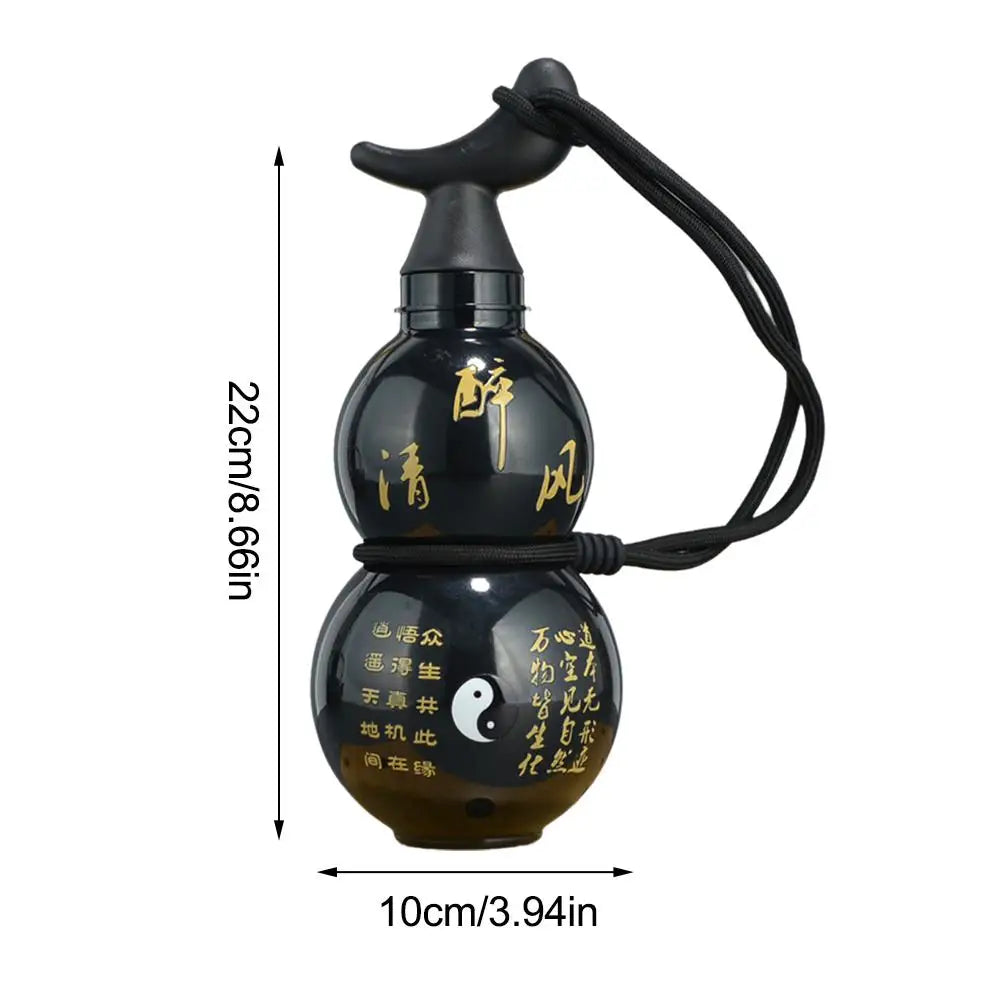 750ml Gourd Water Bottle Large Capacity Outdoors Leak-proof Water Sports Bottle King Wukong Drinking Cup Accessories