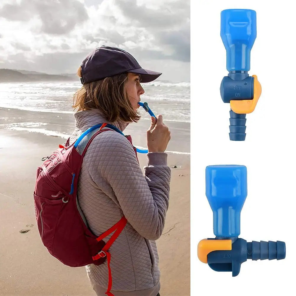 Silicone Water Bag Bite Valve With On Off Switch Hydration Bags Bite Valves Lightweight Replaceable Outdoor Sports Accessories