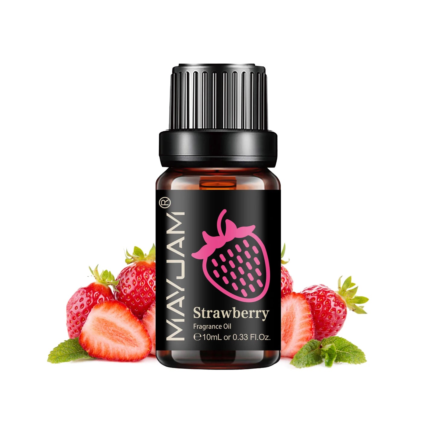 MAYJAM Fruit Fragrance Oil Strawberry Lemon Sweet Orange Papaya Litchi Kiwifruit Pear Fig Essential Oil Home Hotel Reed Diffuser