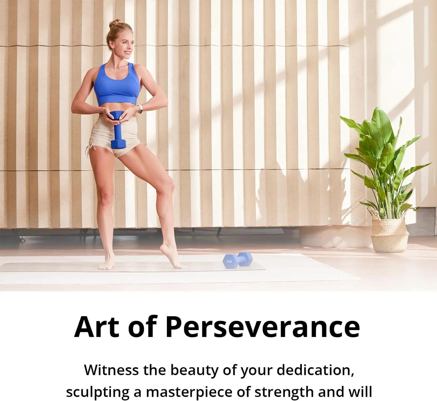 Weights Dumbbells 10 Colors Options Compatible with Set of 2Dumbbells Set 1 15 LB Anti Slip Anti roll Shape