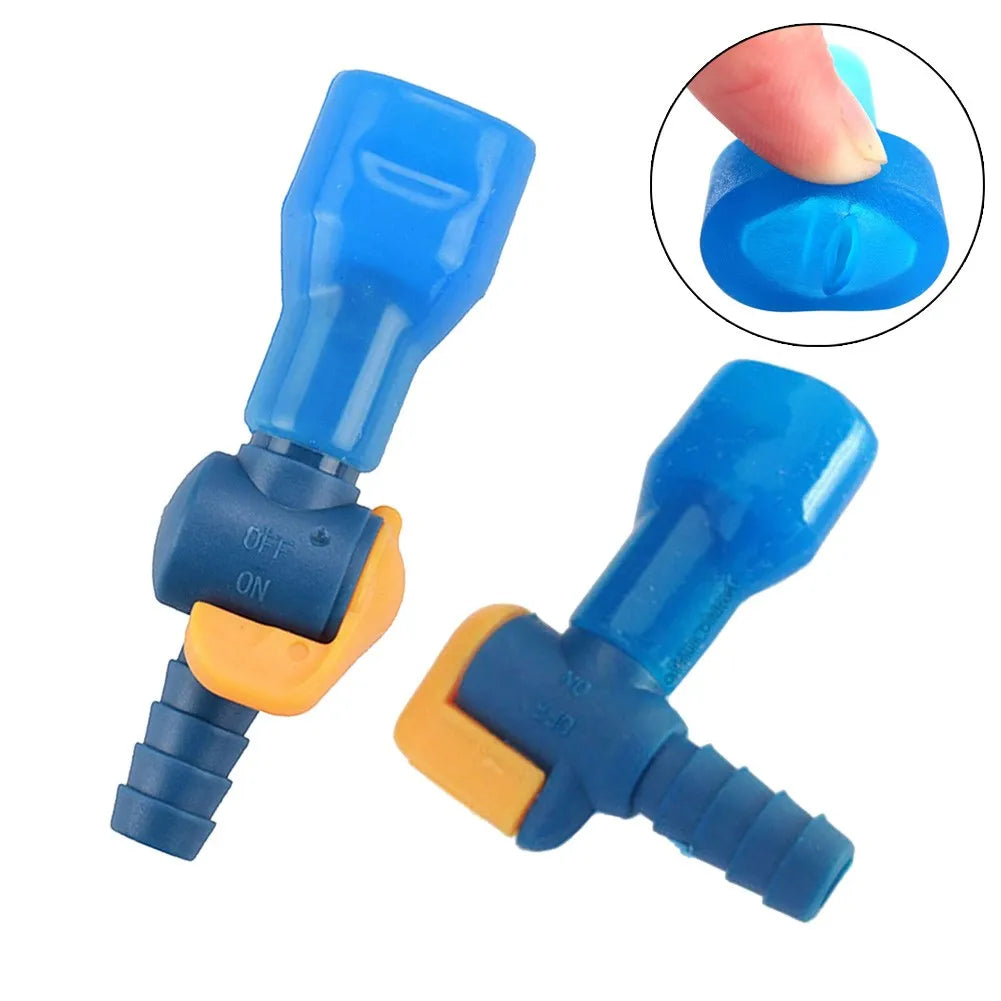 Silicone Water Bag Bite Valve With On Off Switch Hydration Bags Bite Valves Lightweight Replaceable Outdoor Sports Accessories