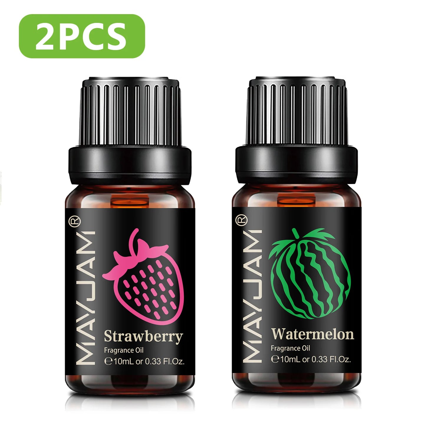 MAYJAM Fruit Fragrance Oil Strawberry Lemon Sweet Orange Papaya Litchi Kiwifruit Pear Fig Essential Oil Home Hotel Reed Diffuser