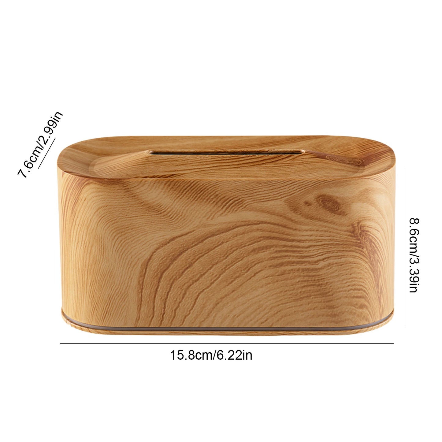 Flame Air Humidifier with 7 Colors Light Aroma Diffuser with Auto-Off Protection Air Diffuser Humidifier for Home Office Bedroom