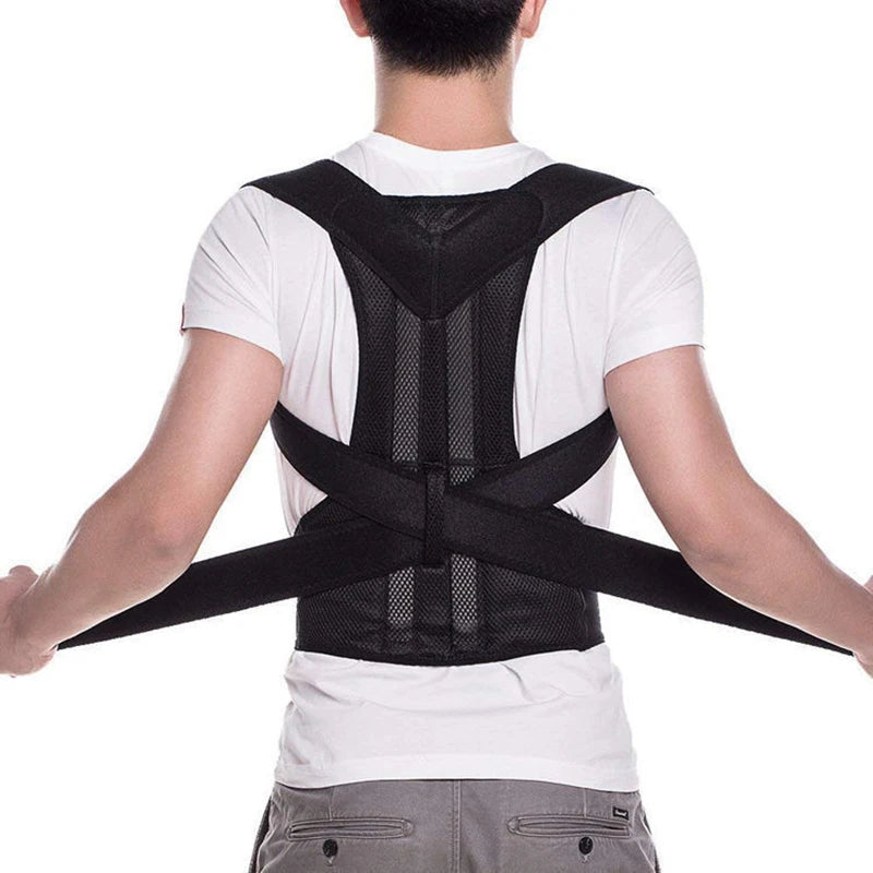 Posture Corrector Back Brace Stop Slouching And Hunching Adjustable Back Trainer Unisex Correction Belt2027