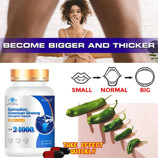 Naturally Epimedium Male Enhancement Pills, Enlargement Pills and Increase Size, Last Longer for Men