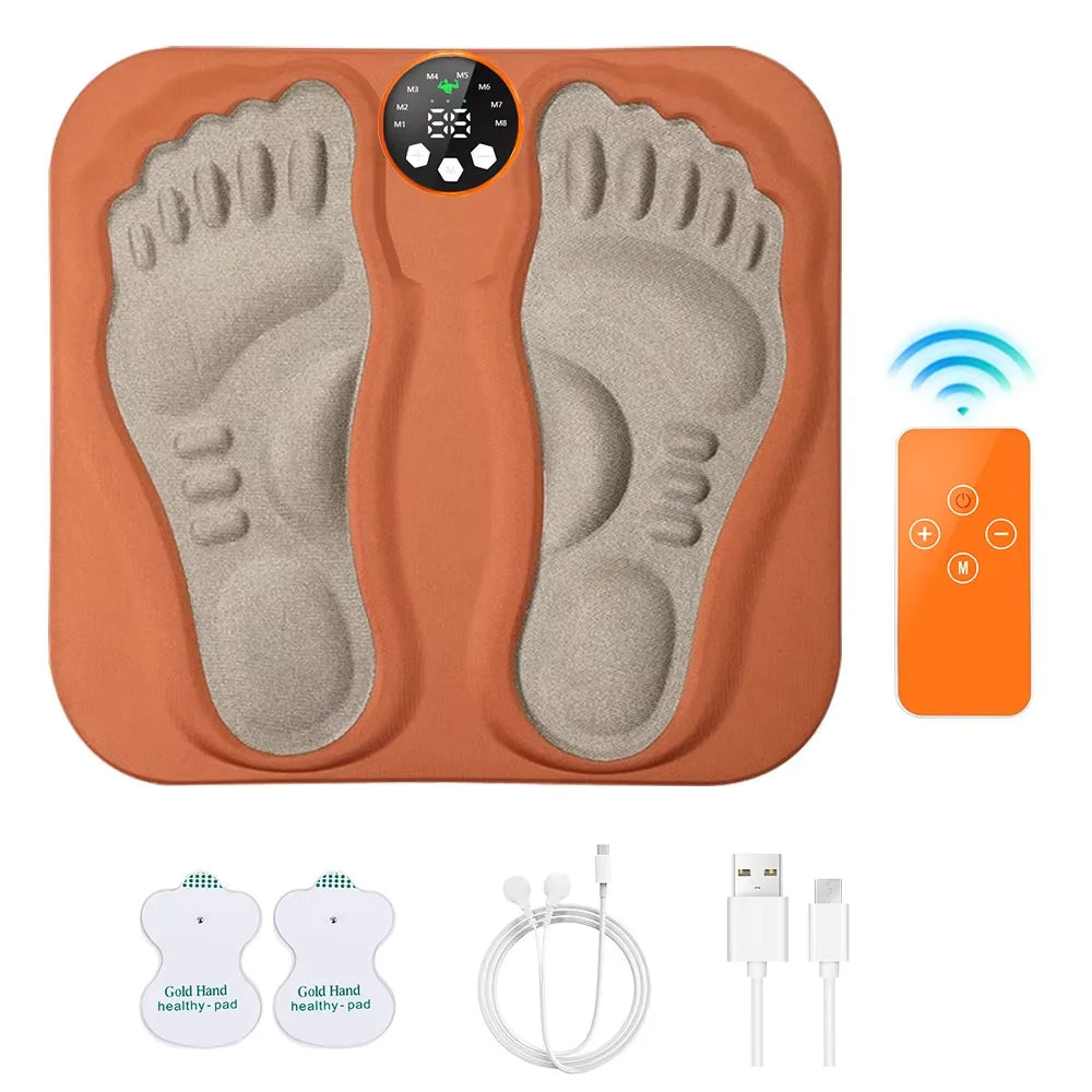 3D Smart Foot Massage Pad RF Remote Feet Massager 8 Modes 29 Levels Improve Blood Circulation Relax Muscles Slim Legs Foot Pad