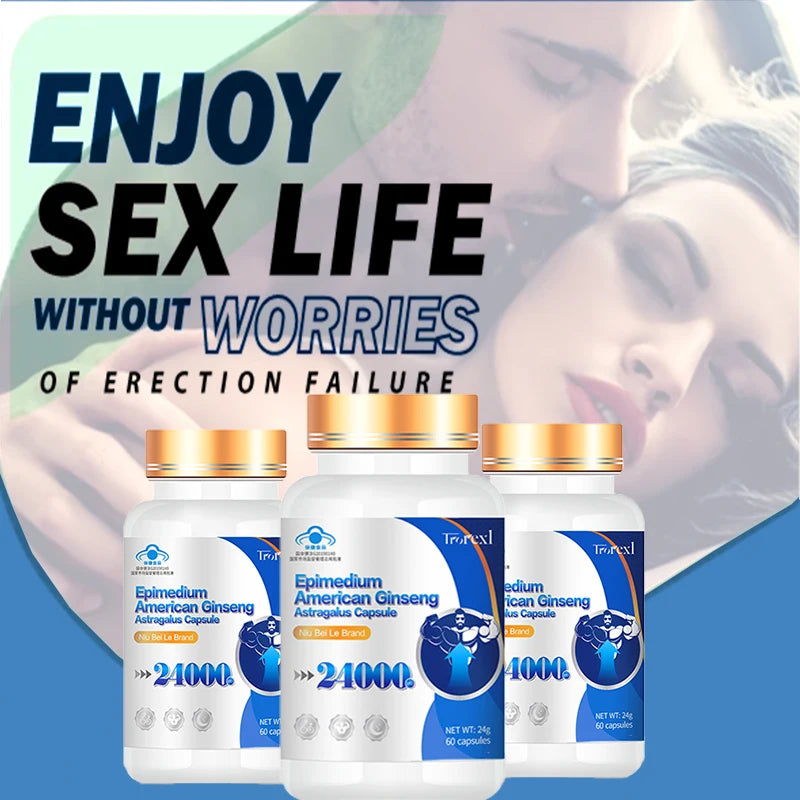 Naturally Epimedium Male Enhancement Pills, Enlargement Pills and Increase Size, Last Longer for Men