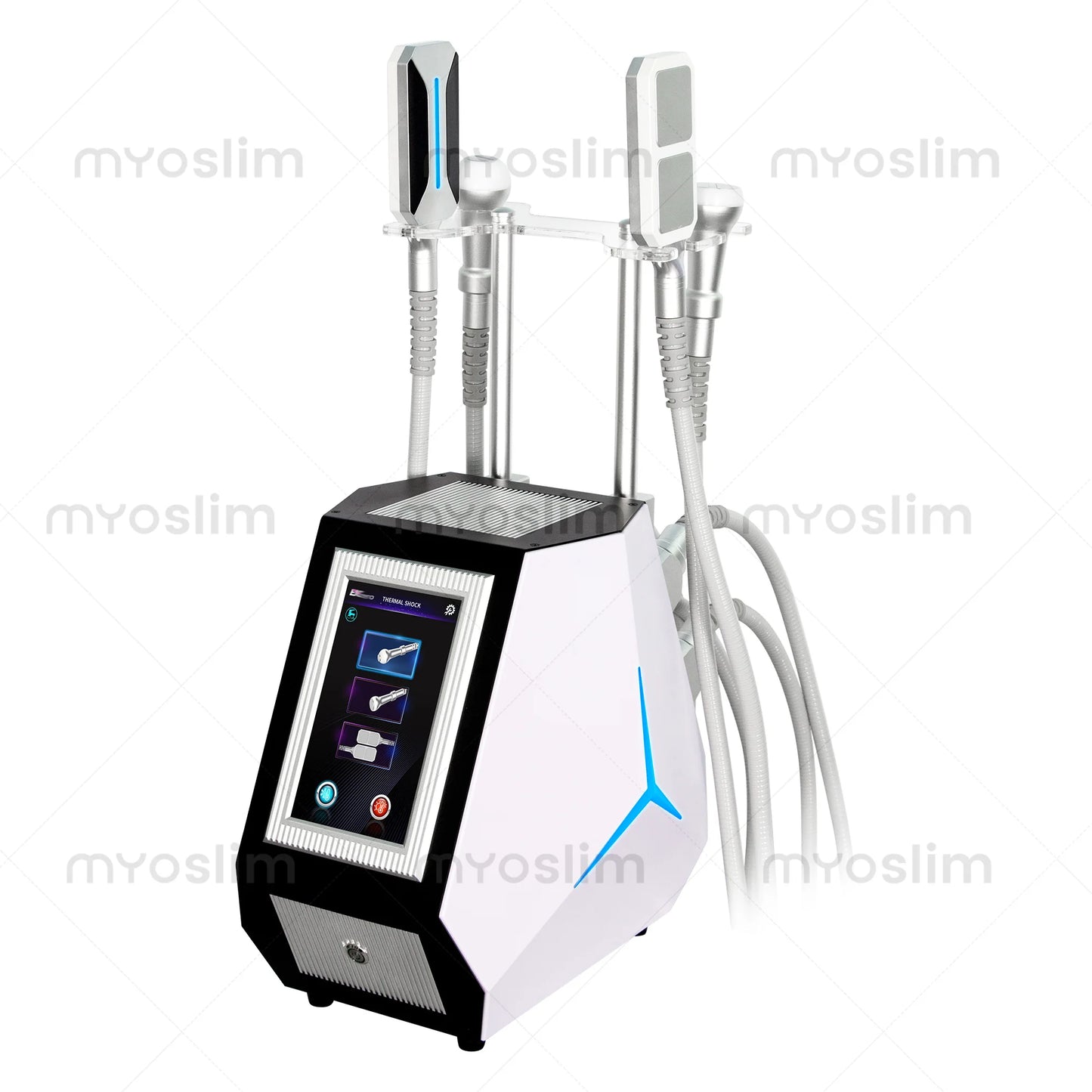 New Product 4 Handles Cryo Ems Plates Pads Sculpting Machine Cryoskin Skin Lifting Cool Freeze Fat Burning Device for Slimming