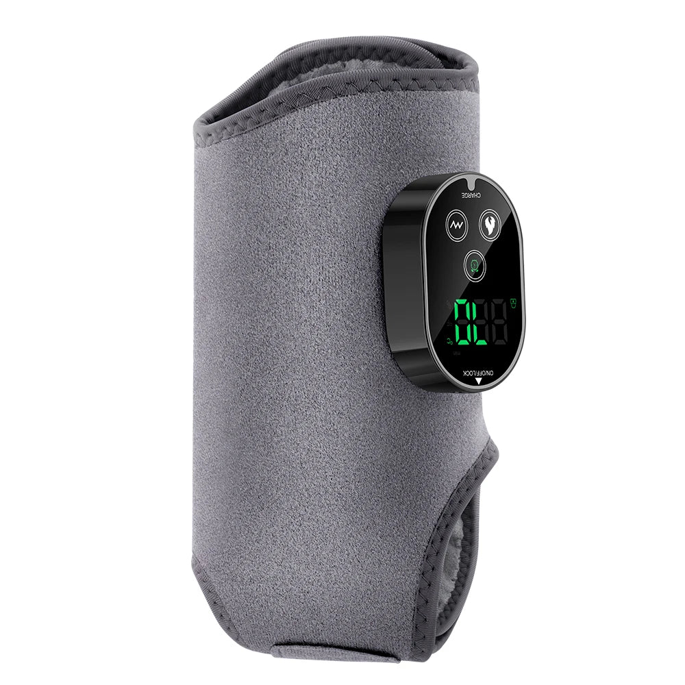 Electric Heating Vibration Foot Ankle Massager Elbow Relax Muscles Winter Massager USB Rechargeable Adjustable Strap Massager