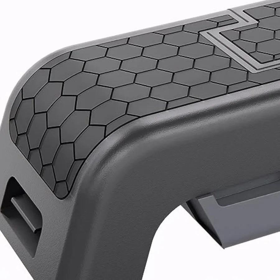 Step Bench & Weight Bench | Aerobic Platform & Plyo Box for Cardio, Strength | Commercial Grade Full Body Home Gym Stepper with