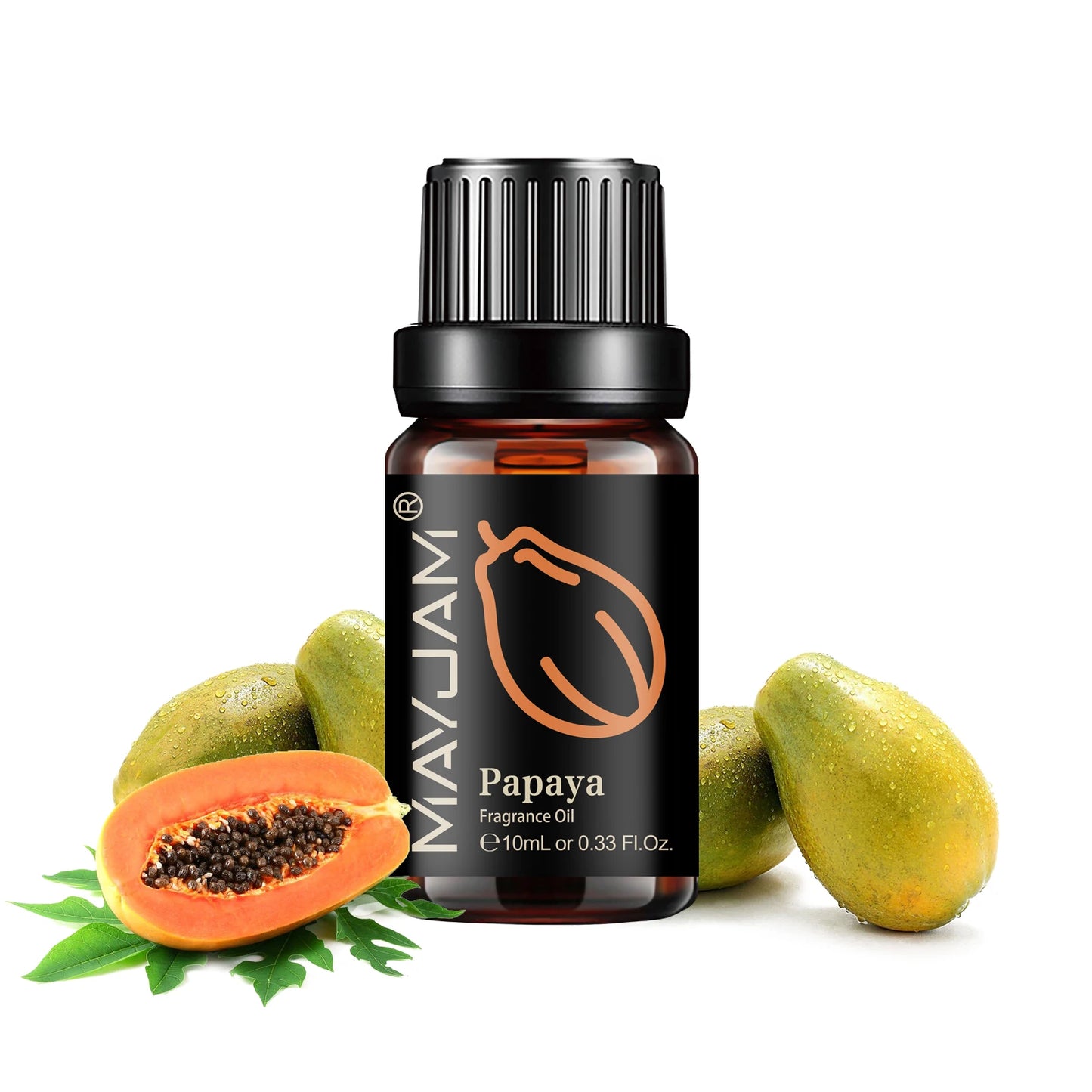 MAYJAM Fruit Fragrance Oil Strawberry Lemon Sweet Orange Papaya Litchi Kiwifruit Pear Fig Essential Oil Home Hotel Reed Diffuser