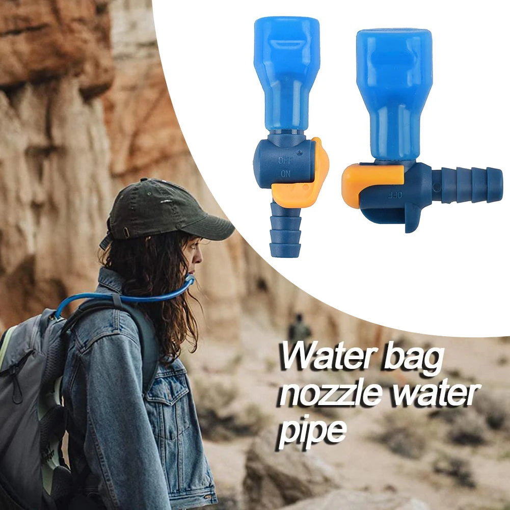Silicone Water Bag Bite Valve With On Off Switch Hydration Bags Bite Valves Lightweight Replaceable Outdoor Sports Accessories