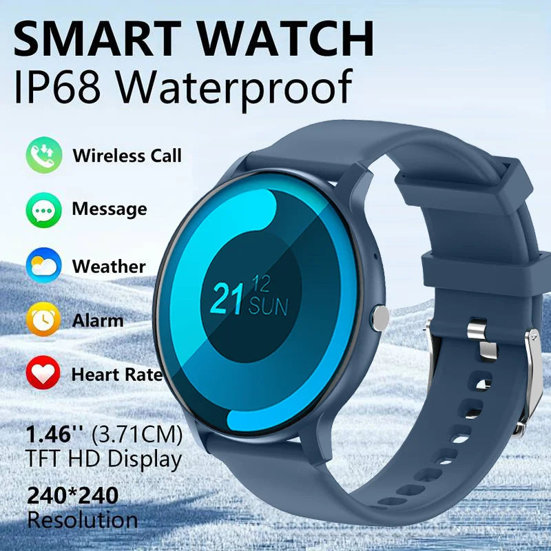 Smart Watch, Wireless Calling/dial, Multi-Sport Mode, Calling Reminder And Rejection, Change Wallpaper, Fitness Monitoring