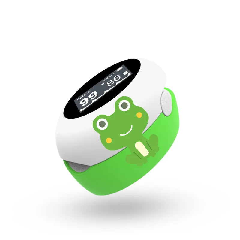 Mini Portable Finger Pulse Oximeter - Fast & Accurate SpO2 and Heart Rate Monitor with Built-in Battery