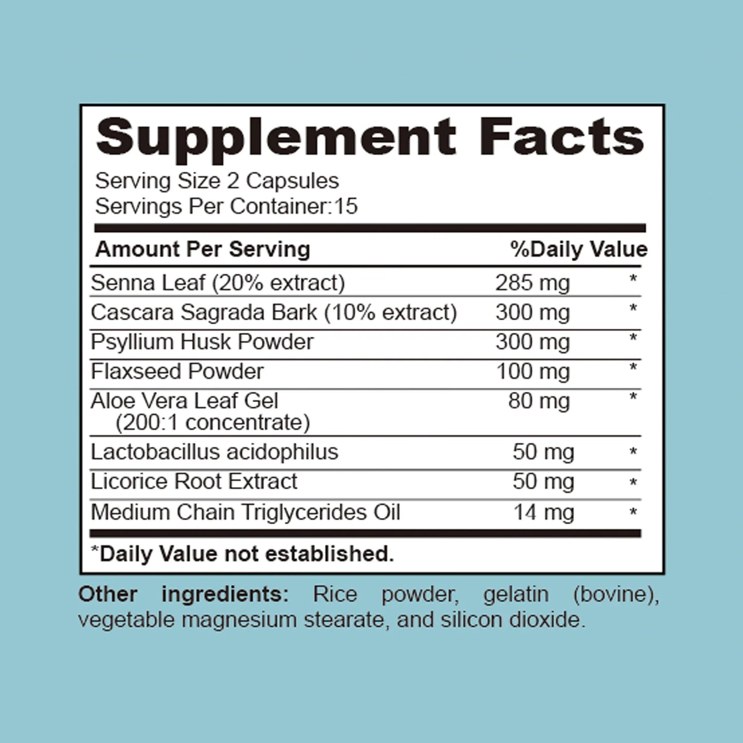 15 Day Cleanse - Promotes Fat Burning, and Reduces Fat Cells,Helps Eliminate Toxins From Blood Circulation - 30 Capsules