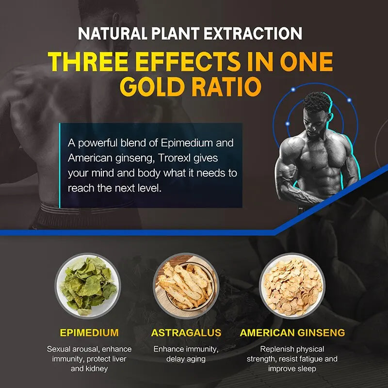 Naturally Epimedium Male Enhancement Pills, Enlargement Pills and Increase Size, Last Longer for Men